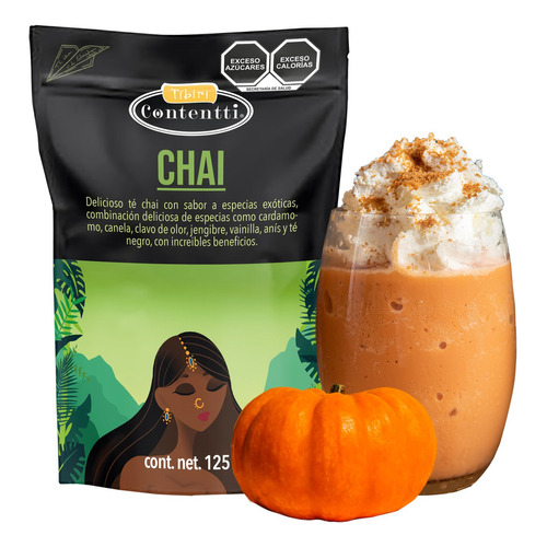 Te Chai Pumpkin Spice 125g Fácil Preparación Tibiri Contenti