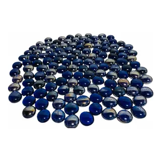 Pedras Gemas 100% Vidro Azul - Kit C/ 110 Unidades