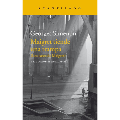 Maigret Tiende Una Trampa - Georges Simenon