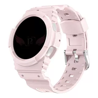 Pulseira Pw Armadura Compatível Samsung Galaxy Watch 4 40mm Cor Rosa