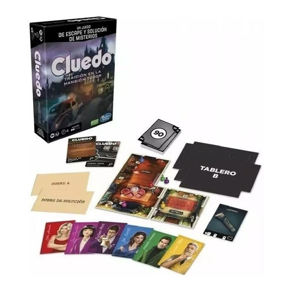 Juego Mesa Clue Escape: Traición En La Mansión Tudor Hasbro