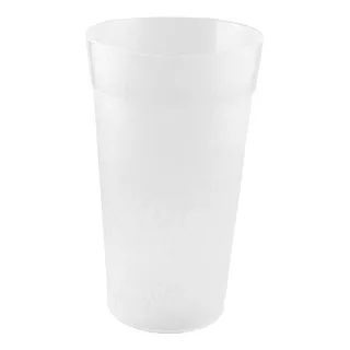 Eco Vaso Plastico Natural Fiestas Eventos 750 Cc  X 40 U.