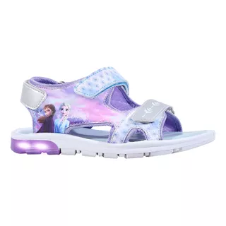 Sandalias Frozen Disney Luces Led Niños Abrojos Footy