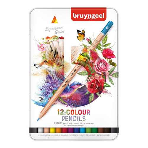 Lápices De Colores Bruynzeel Expression Set 12