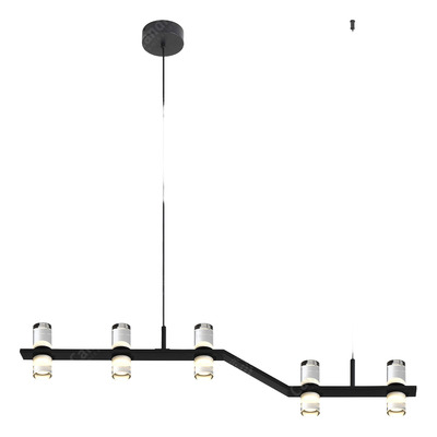 Lampara Colgante Bemus Led Deco Moderno Negro 20w  Negro