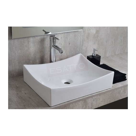 Lavabo de baño de sobreponer Esatto Econokit Vela Dual 