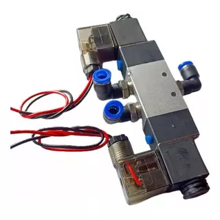 Válvula Duplo Solenoide Para Porta De Ônibus - 24v