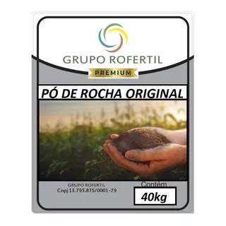 Pó De Rocha Original Grupo Rofertil 40kg Excelente