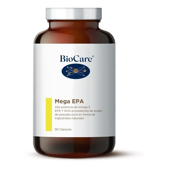 Biocare Omega 3 Mega Epa 90 Cap Cerebro Salud Cardiovascular