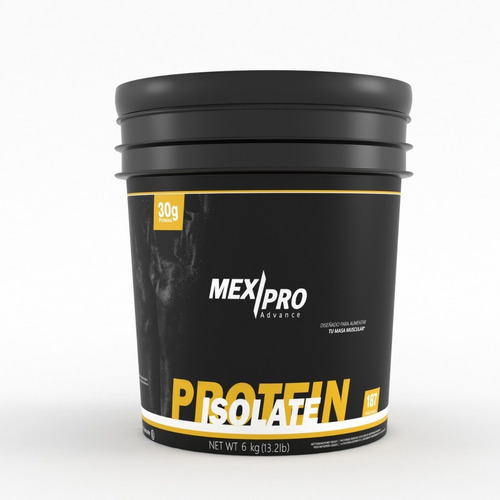 Suplemento En Polvo Mexpro Proteína Zero Sabor Fresa En Cubeta De 6kg