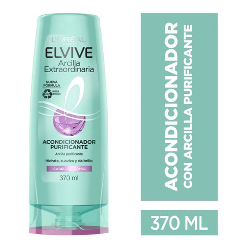 Acond. Elvive Arcilla Purificante Extraordinario 370 Ml