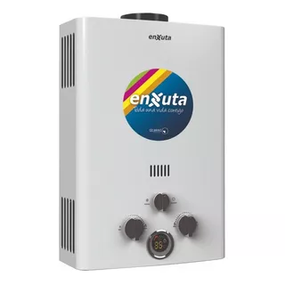 Calentador Instantaneo Calefon A Gas 6 Litros/min Enxuta Color Blanco