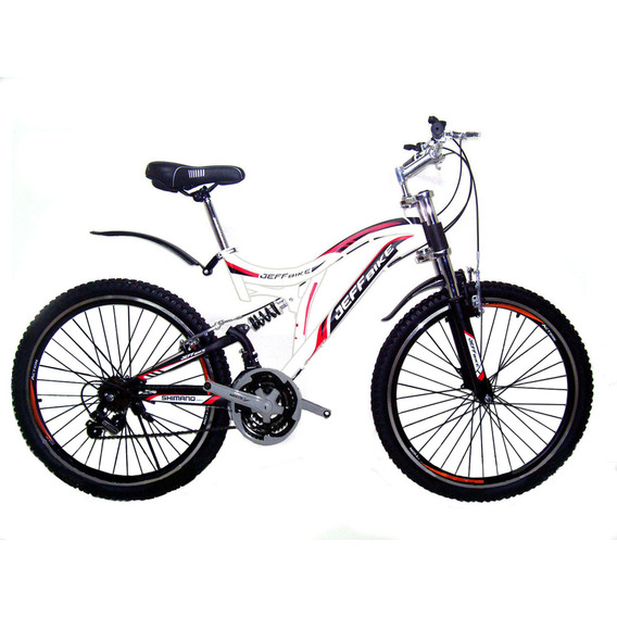 Bicicleta Doble Amortiguador 18 Velocidades Aro 26 Aluminio