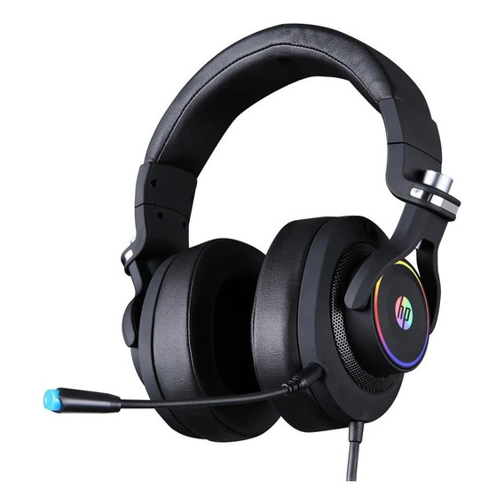 Auriculares Hp H500gs Con Microfono Headset Gamer Color Negro Color De La Luz Rgb