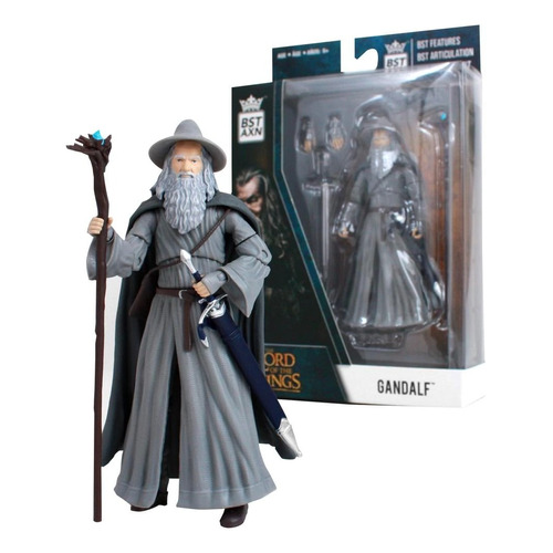 Figura Articulada Bst Axn Gandalf 5 Pulgadas