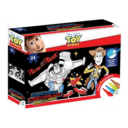 Rompecabezas Aterciopelado Para Colorear Toy Story, Novelty