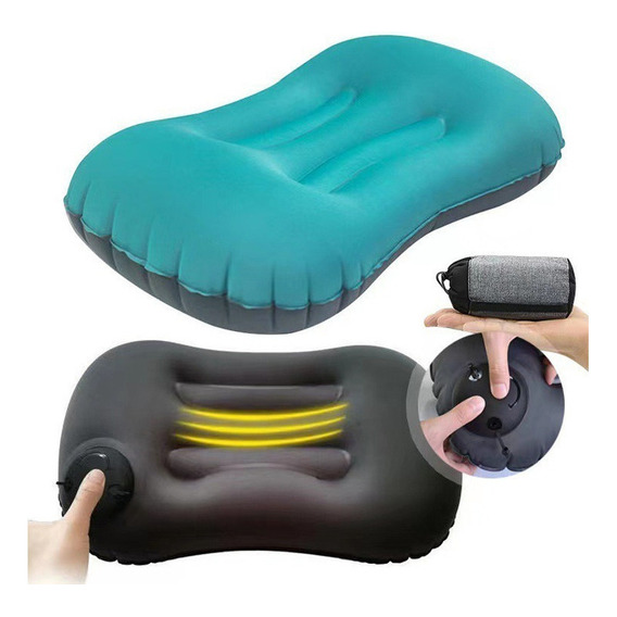 Cojín Inflable De Prensa De Viaje Portátil Y Plegable