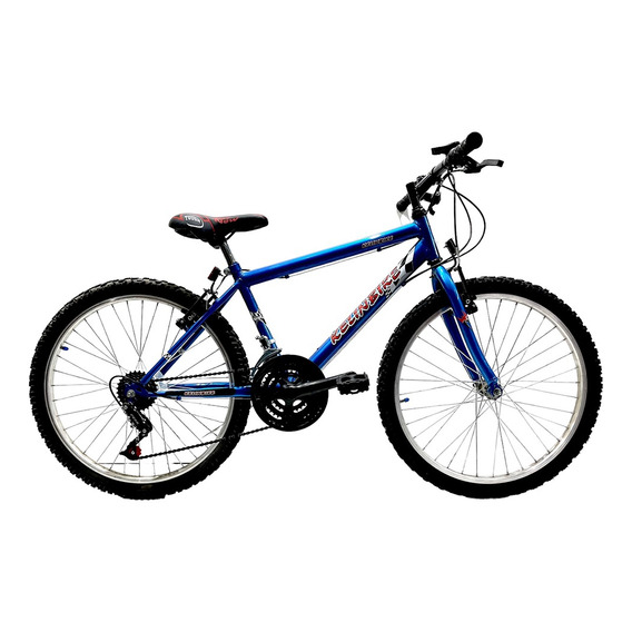 Bicicleta R24 Todo Terreno 18 Velocidades Hombre Azul