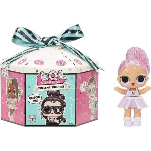 L.O.L. Surprise! Glitter shimmer star sign themed doll Present surprise series 2 MGA Entertainment 572824