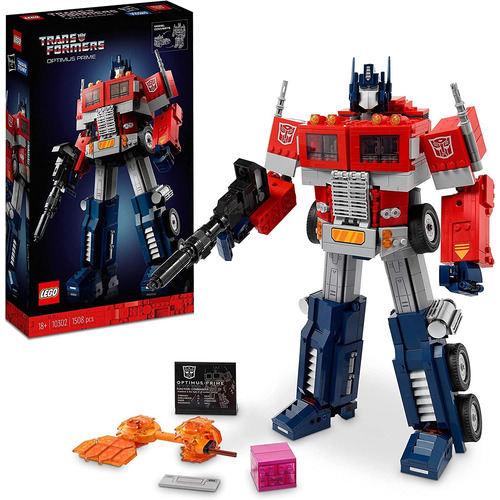 Lego Transformers - Optimus Prime - 1508 Pcs - Codigo 10302