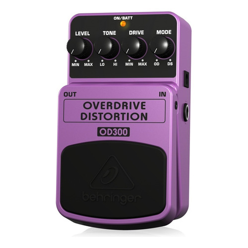 Pedal de efecto Behringer OverDrive/Distortion OD300  lila