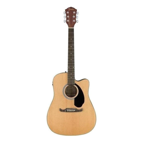 Guitarra Electroacústica Fender Alternative FA-125CE para diestros natural nogal brillante