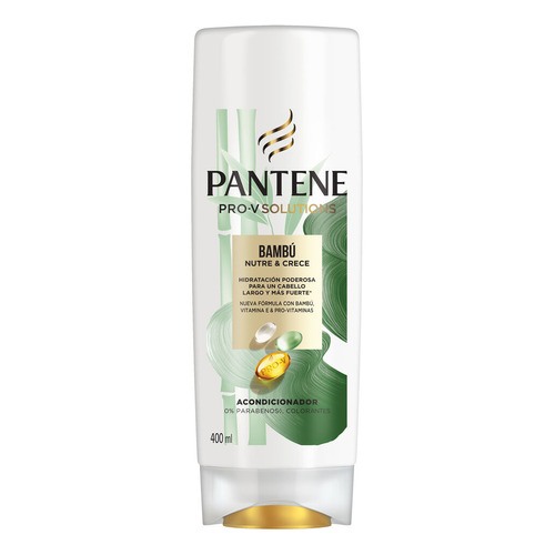 Pantene Pro-V Solutions Bambú Nutre & Crece Acondicionador 400 ml