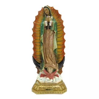 Estatua Virgen De Guadalupe Imagen Importada De Italia 77cm