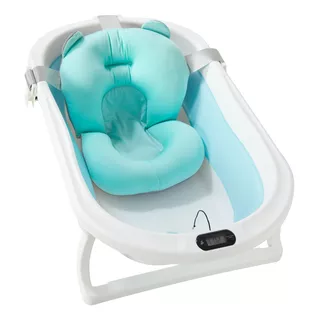 Bañera Plegable Bebé Premium!! Termómetro Digital Y Flotador