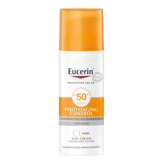 Protector Solar Facial Eucerin Sun Cc Fps50 Claro 50 Ml