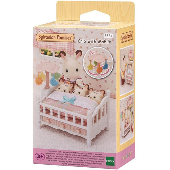 Juguete Sylvanian Families Cuna Triple Movible Febo