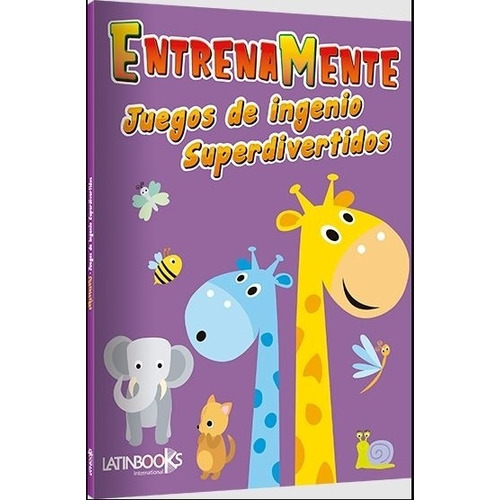 Entrenamente - Juegos De Ingenio Super Divertidos - Violeta, De No Aplica. Editorial Latinbooks, Tapa Blanda En Español, 2022