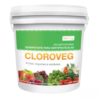 5 Kg Higienizador Verdura Legumes E Frutas Cloroveg