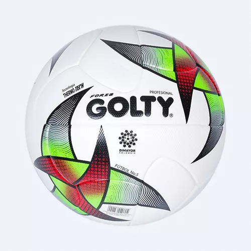 Balon Futbol Profesional Golty Forza No.5 Color Blanco