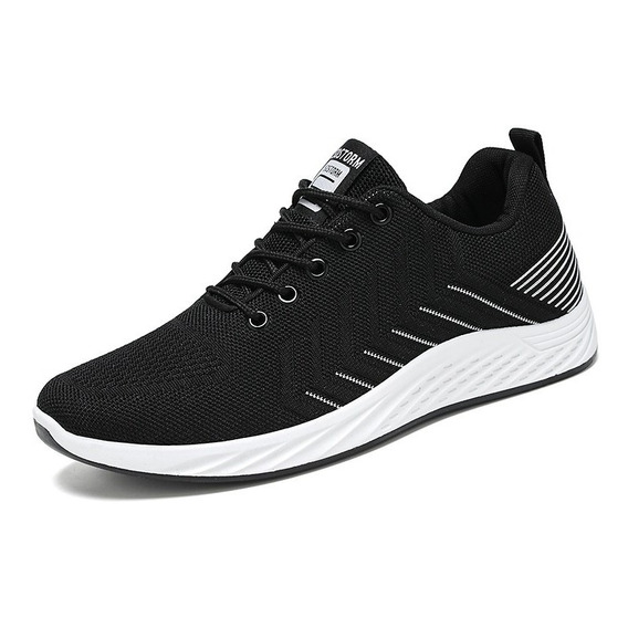 Tenis Hombre Negros Zapatos Transpirable Casuales Urbanos