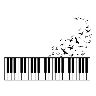 Vinil Piano Musical Deco®
