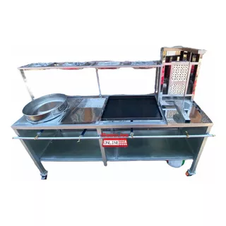 Mueble Para Tacos , Choricera, Vaporera , Plancha Pastorero