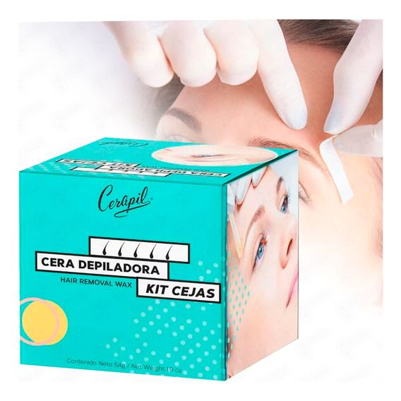 Cera Depiladora Kit De Cejas Cerapil 54g 