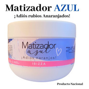 Matizador Crema Azul 100% Natural Ibizza -adiós Tono Naranjo