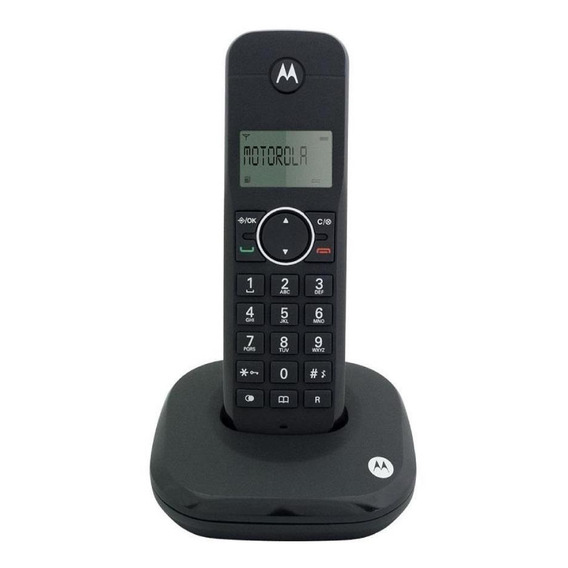 Teléfono Motorola  Telefone Sem Fio Motorola inalámbrico - color negro
