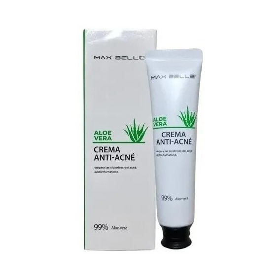 Crema Anti-acne De Aloe Vera Max Belleza Tipo de piel Grasa