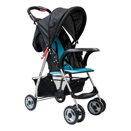 Carriola Trendy Kids D2 Ligera Portavasos Reclinable Color Azul Claro