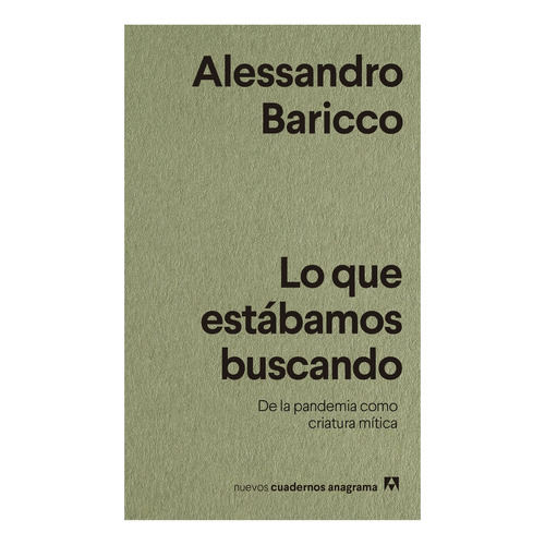 Lo Que Estábamos Buscando - Alessandro Baricco
