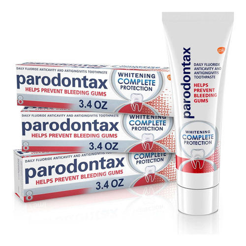 Pasta Dental Parodontax Protección Completa 3 Pack