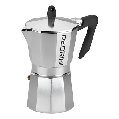 Cafetera 6 Tz Brillante Pedrini Asa Negra 9084-3 Bazarnet P