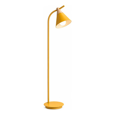 Lampara De Pie Zakay Nordica Apto Led E27 Madera 150cm