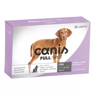 Canis Fullspot Antipulgas E Carrapatos Para Cães De 11 À 25k
