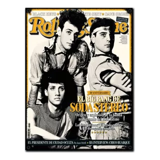 #79 - Cuadro Vintage 30 X 40 / No Chapa Soda Stereo Cerati 