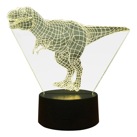 Lámpara Decorativa De Dinosaurio 3d Lámpara De Atmósfera