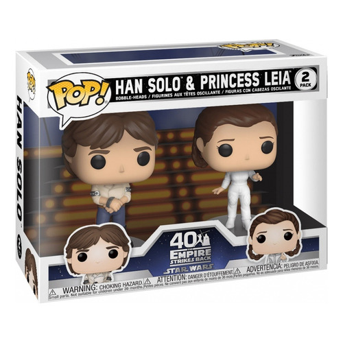 Han Solo Princesa Leia Funko Pop Original Star Wars 40 Años
